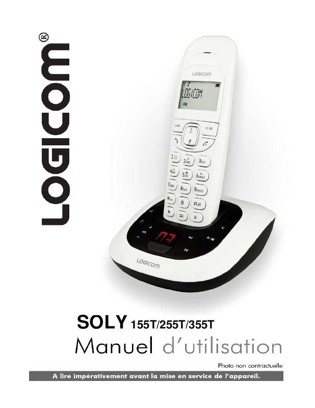 Guide utilisation LOGICOM SOLY 355T  de la marque LOGICOM
