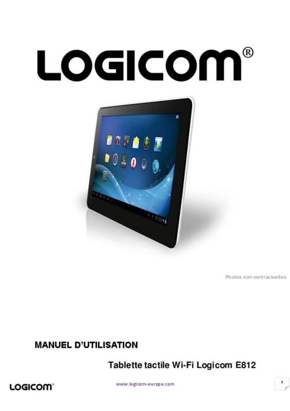 Guide utilisation LOGICOM E812  de la marque LOGICOM
