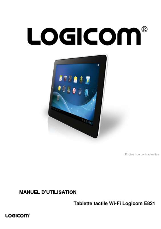 Guide utilisation LOGICOM E821  de la marque LOGICOM