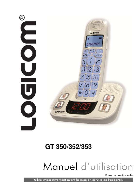 Guide utilisation LOGICOM GT 350  de la marque LOGICOM
