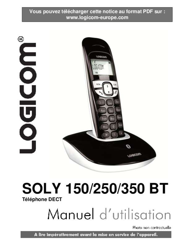 Guide utilisation LOGICOM SOLY 150 BT  de la marque LOGICOM