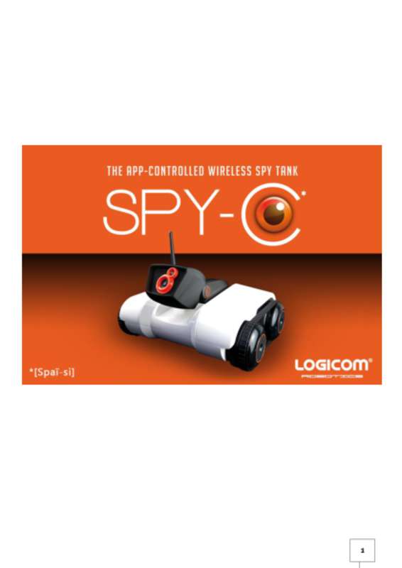 Guide utilisation LOGICOM SPY-C  de la marque LOGICOM