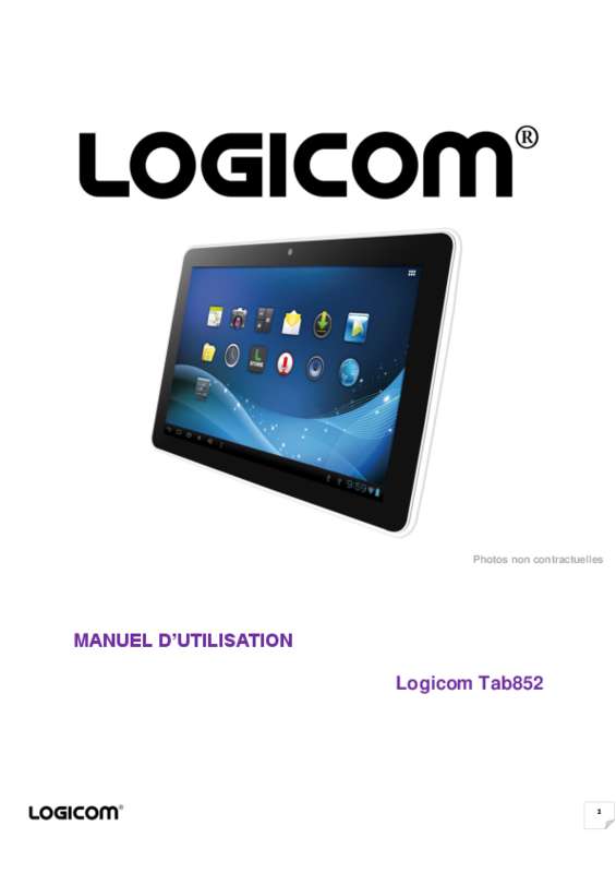 Guide utilisation LOGICOM TAB852  de la marque LOGICOM