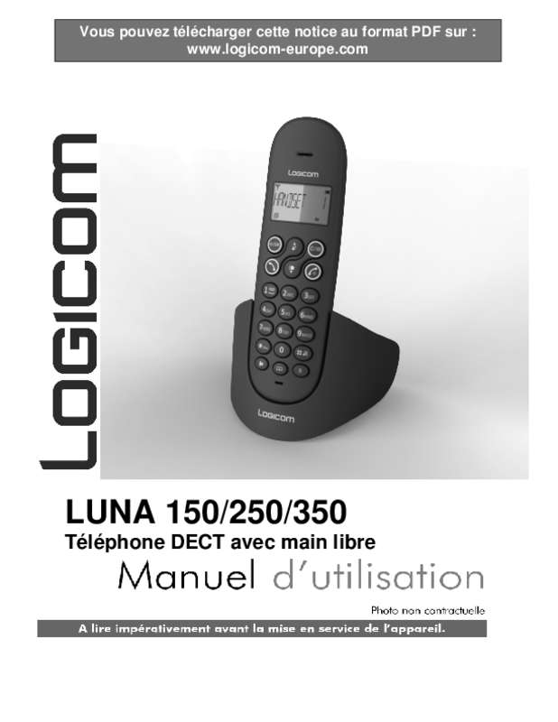 Guide utilisation LOGICOM LUNA 150  de la marque LOGICOM