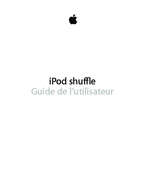 Guide utilisation APPLE IPOD SHUFFLE 5 2 GO  de la marque APPLE