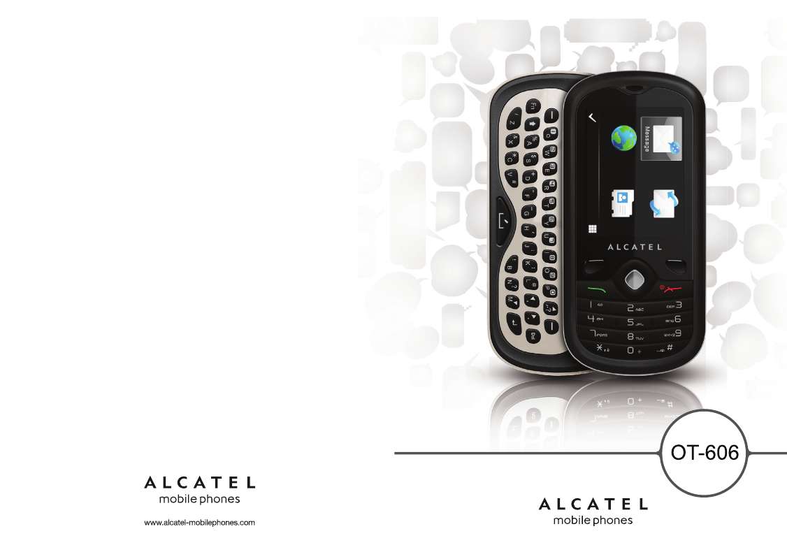 Guide utilisation ALCATEL OT-606  de la marque ALCATEL