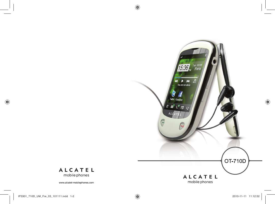 Guide utilisation ALCATEL OT-710  de la marque ALCATEL
