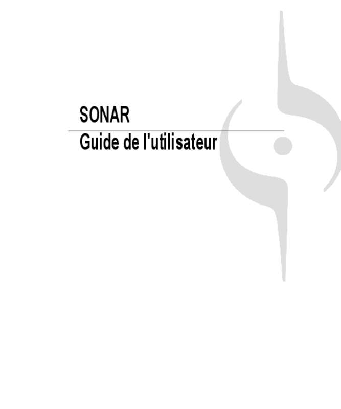 Guide utilisation  ROLAND SONAR PRODUCER 8.5  de la marque ROLAND
