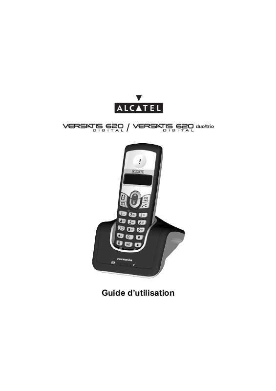 Guide utilisation ALCATEL VERSATIS 620 DIGITAL  de la marque ALCATEL