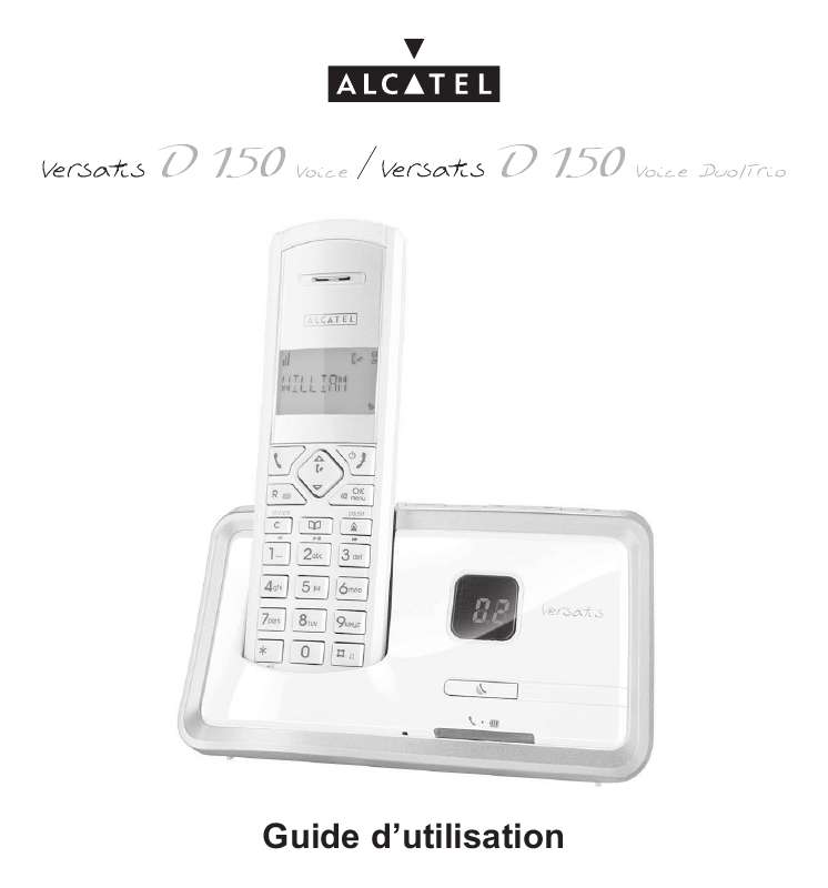 Guide utilisation ALCATEL VERSATIS D150 VOICE DUO TRIO  de la marque ALCATEL