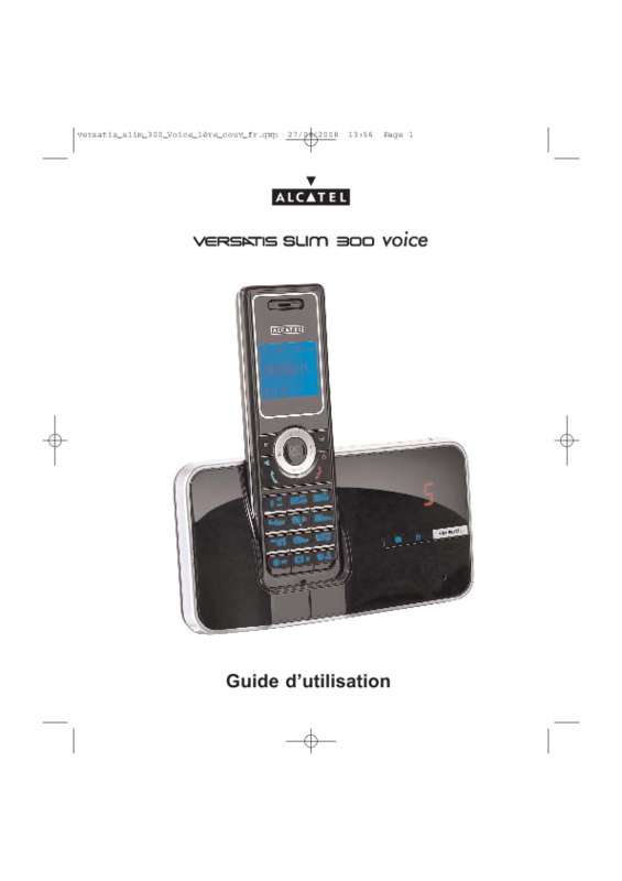 Guide utilisation ALCATEL VERSATIS SLIM300 VOICE  de la marque ALCATEL