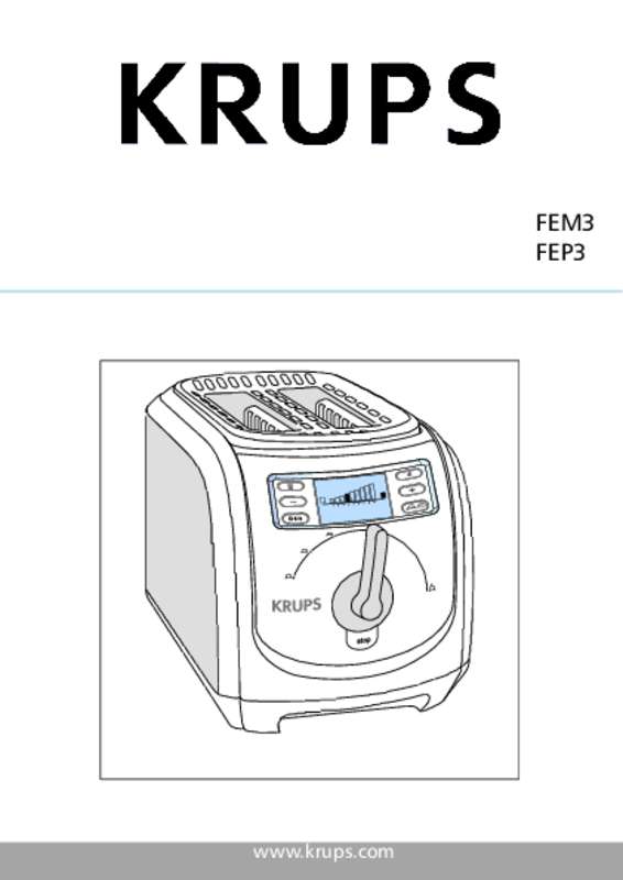 Guide utilisation KRUPS FEM3D5 de la marque KRUPS