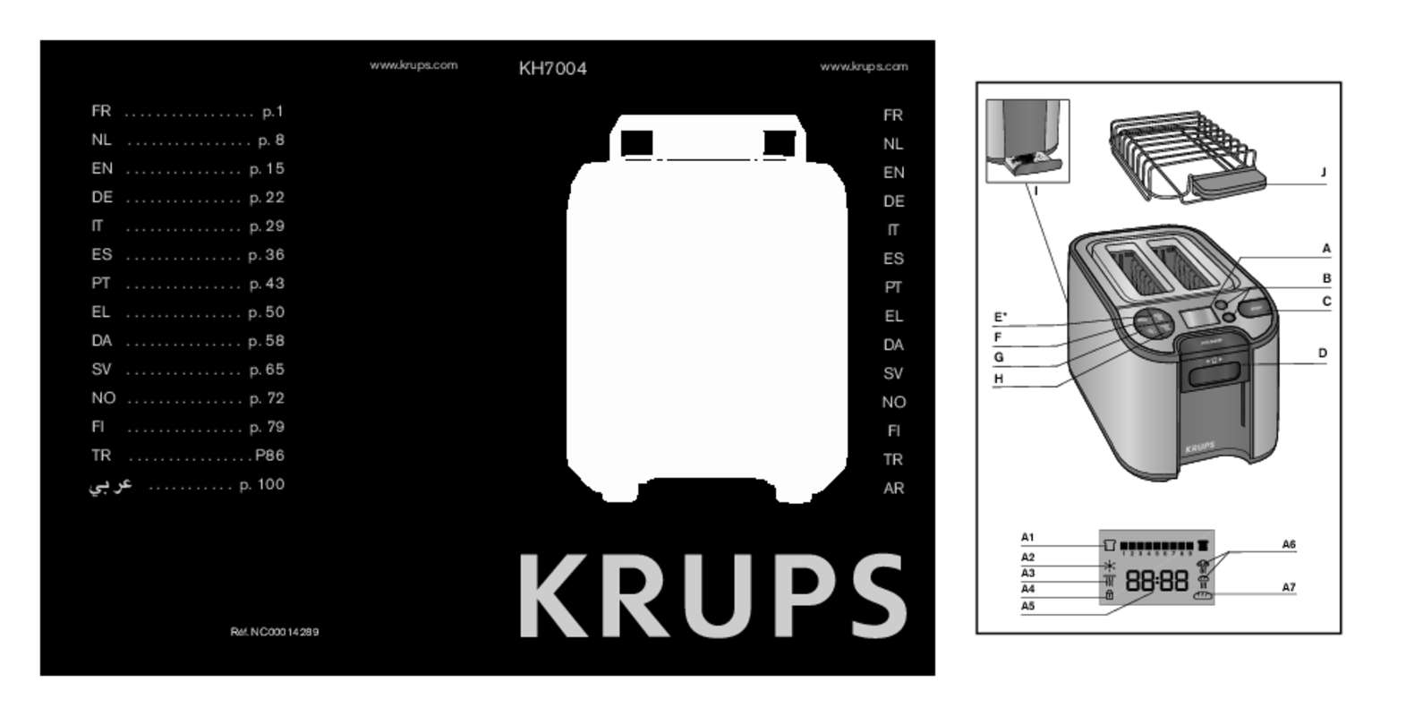 Guide utilisation KRUPS YY8302 de la marque KRUPS