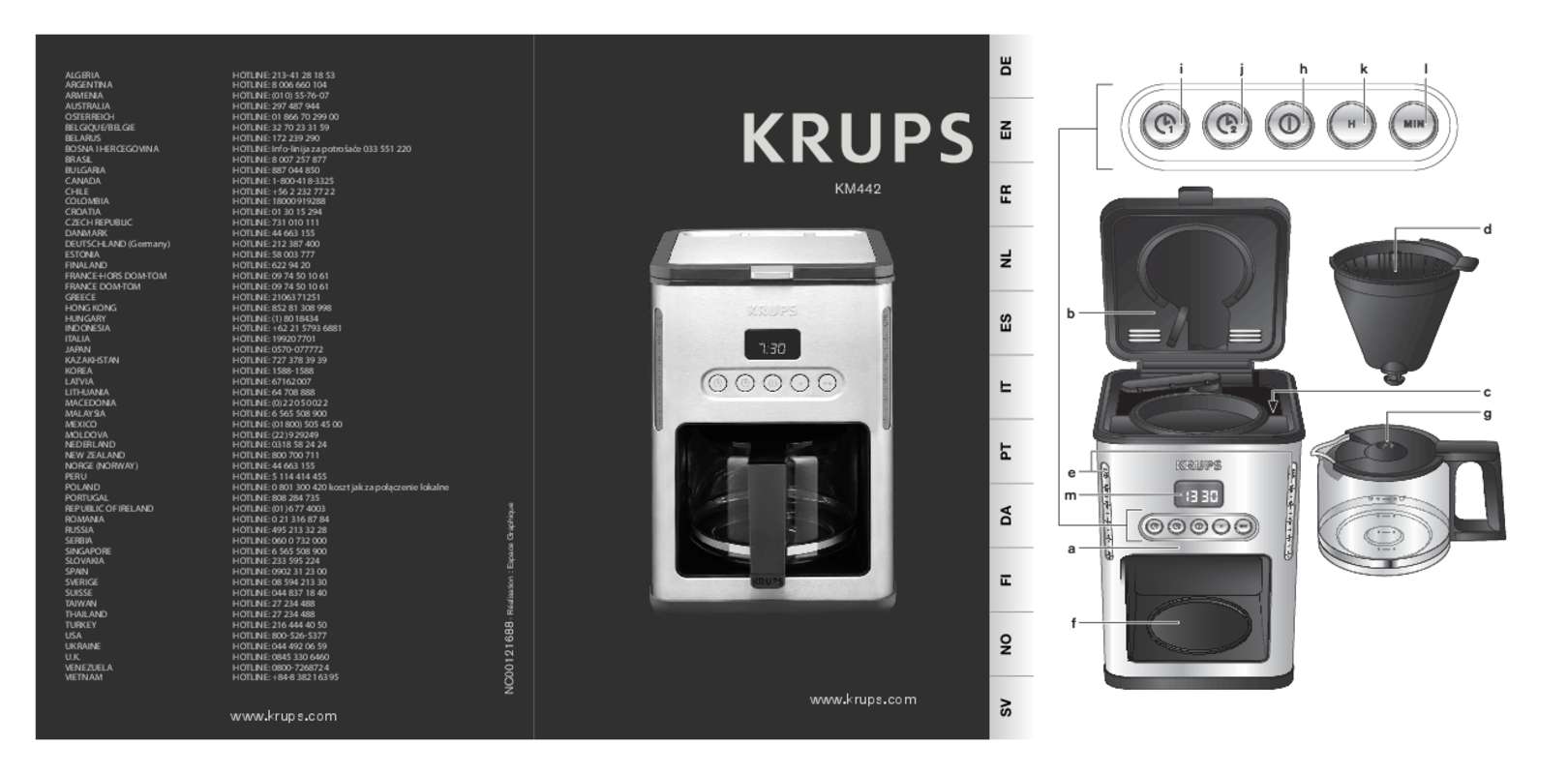 Guide utilisation KRUPS YY8318FD de la marque KRUPS
