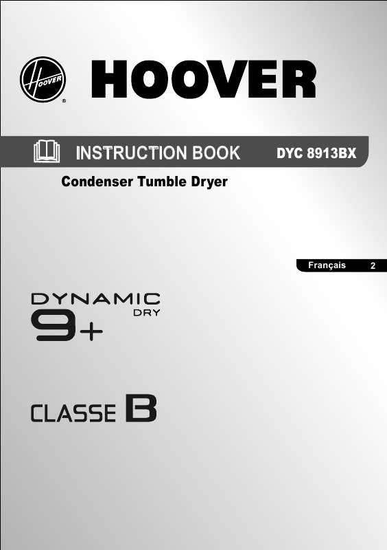 Guide utilisation HOOVER DYC 8913 BX de la marque HOOVER