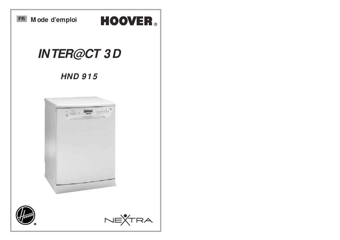 Guide utilisation HOOVER HND915 de la marque HOOVER