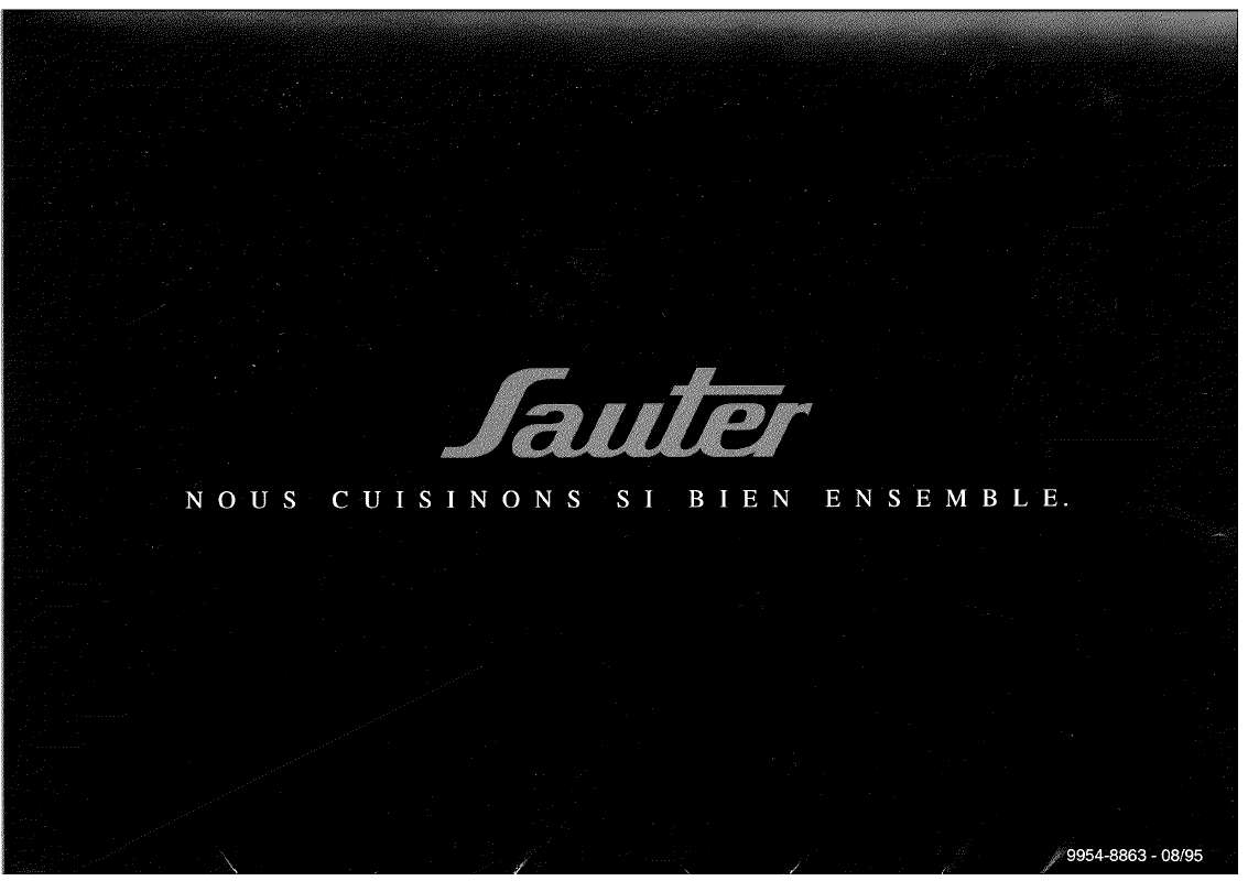 Guide utilisation SAUTER TV4000N de la marque SAUTER