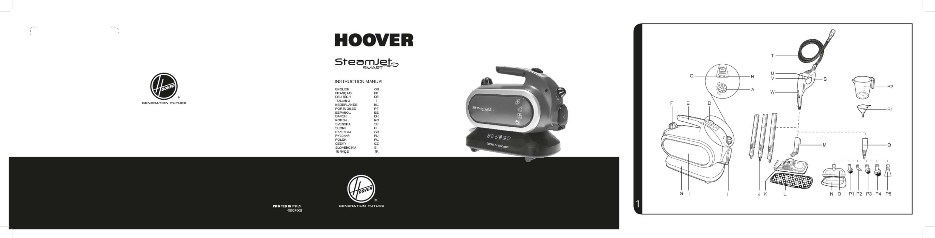 Guide utilisation HOOVER SCB 1500 011  de la marque HOOVER