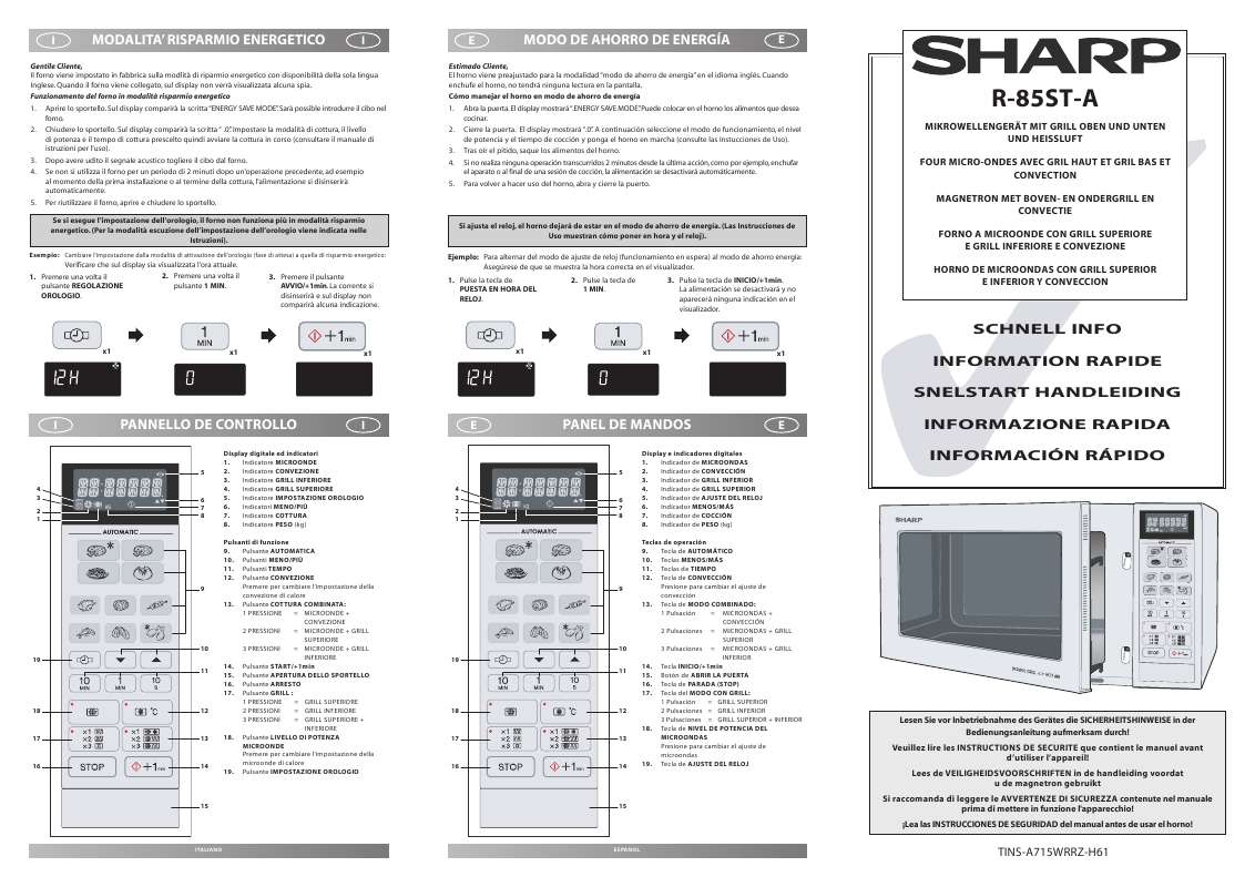 Guide utilisation SHARP RST-A de la marque SHARP