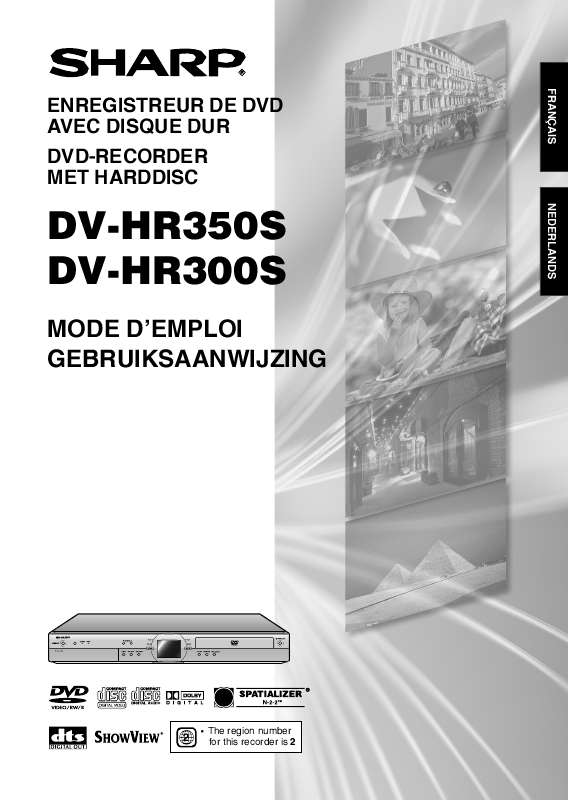 Guide utilisation SHARP DV-HR300S  de la marque SHARP