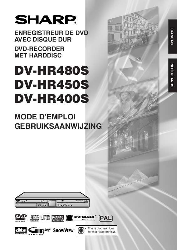 Guide utilisation SHARP DV-HR400S  de la marque SHARP