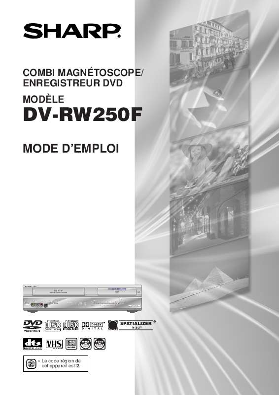Guide utilisation SHARP DV-RW250F  de la marque SHARP