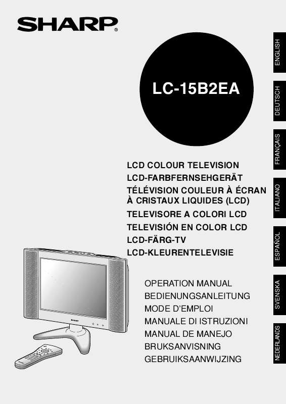 Guide utilisation SHARP LC-15B2EA  de la marque SHARP