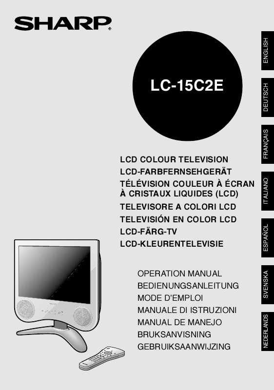Guide utilisation SHARP LC-15C2E  de la marque SHARP