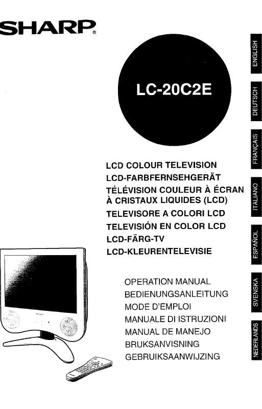 Guide utilisation SHARP LC-20C2E  de la marque SHARP