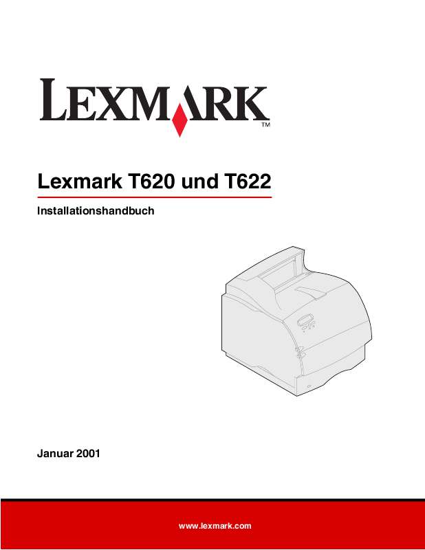Guide utilisation LEXMARK T620  de la marque LEXMARK
