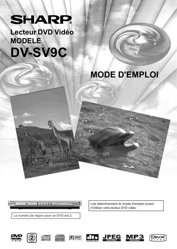 Guide utilisation SHARP DV-SV9C  de la marque SHARP