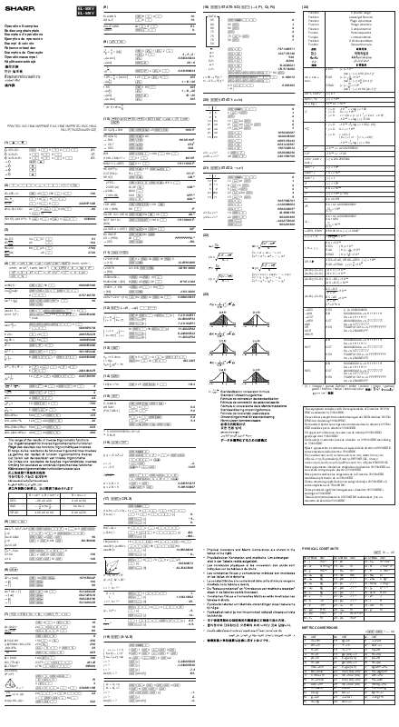 Guide utilisation SHARP EL-506V/EL-546V  de la marque SHARP