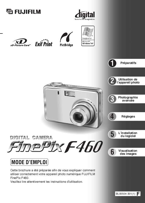 Guide utilisation FUJIFILM FINEPIX F460  de la marque FUJIFILM