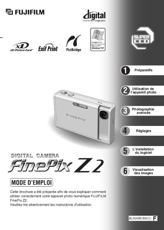 Guide utilisation FUJIFILM FINEPIX Z2  de la marque FUJIFILM