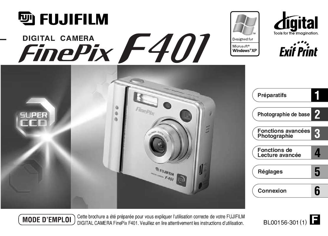 Guide utilisation FUJIFILM F401 ZOOM  de la marque FUJIFILM