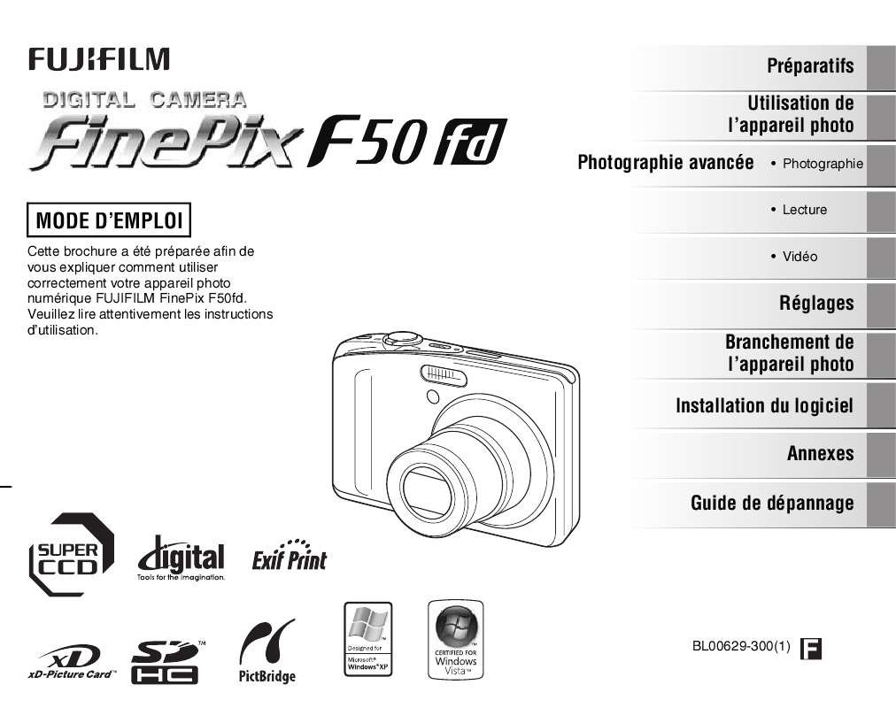 Guide utilisation FUJIFILM F50FD  de la marque FUJIFILM