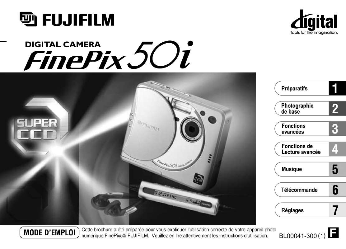 Guide utilisation FUJIFILM FX 50I  de la marque FUJIFILM