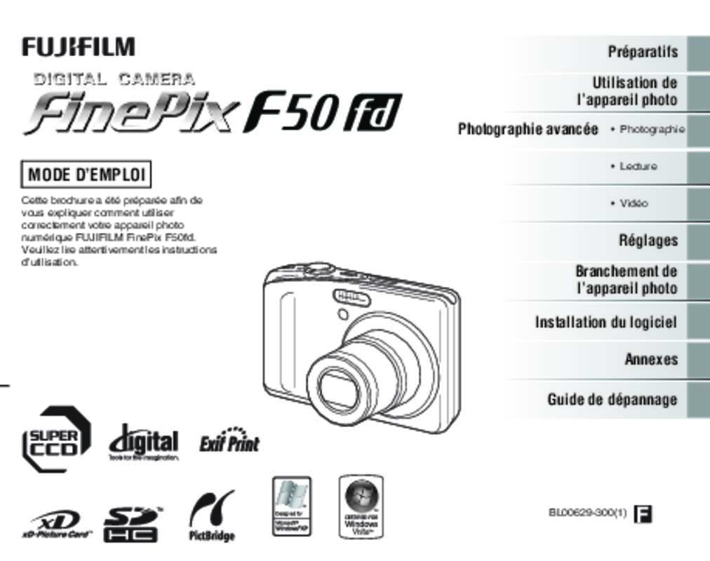 Guide utilisation FUJIFILM FINEPIX F50FD  de la marque FUJIFILM