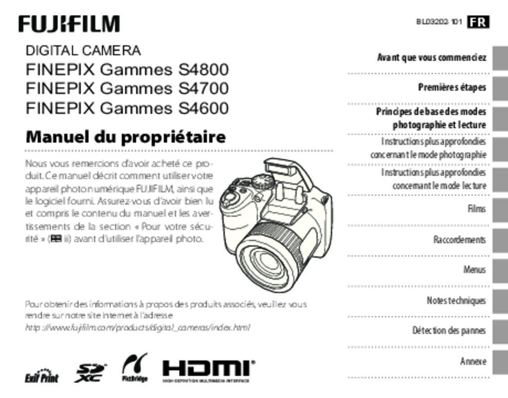 Guide utilisation FUJIFILM FINEPIX L55  de la marque FUJIFILM