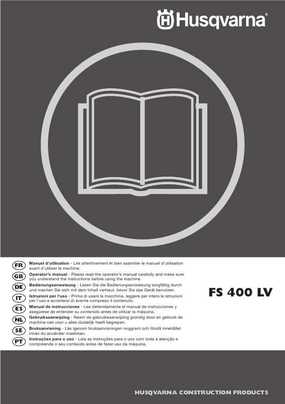 Guide utilisation HUSQVARNA FS 400 LV  de la marque HUSQVARNA