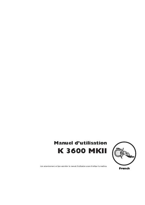 Guide utilisation HUSQVARNA K 3600 MKII  de la marque HUSQVARNA