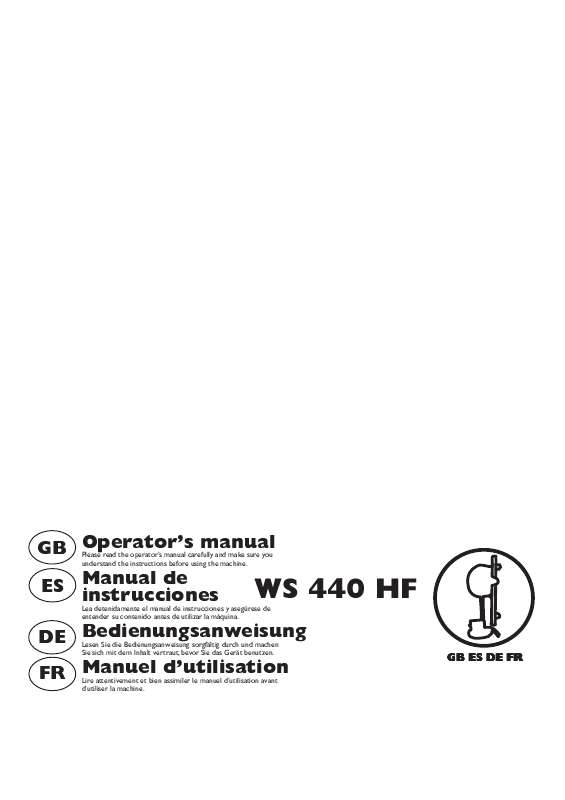 Guide utilisation HUSQVARNA WS440 HF  de la marque HUSQVARNA