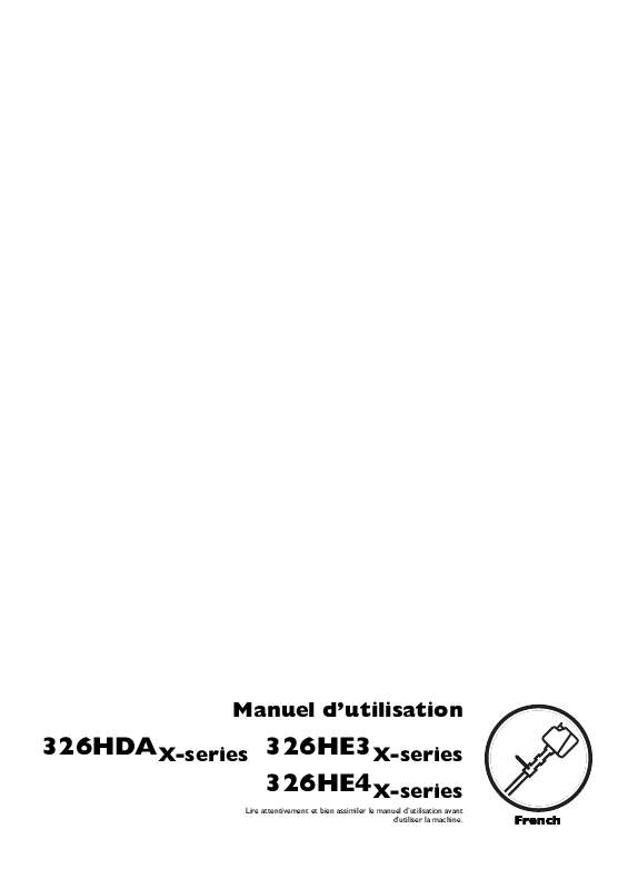 Guide utilisation HUSQVARNA 326HDA X  de la marque HUSQVARNA