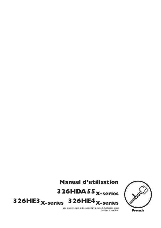 Guide utilisation HUSQVARNA 326HDA55 X  de la marque HUSQVARNA