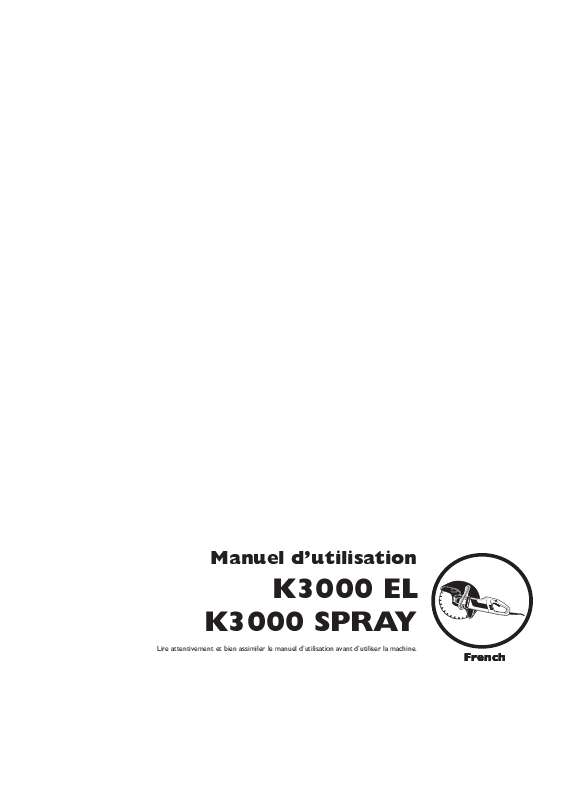Guide utilisation HUSQVARNA K3000 SPRAY  de la marque HUSQVARNA