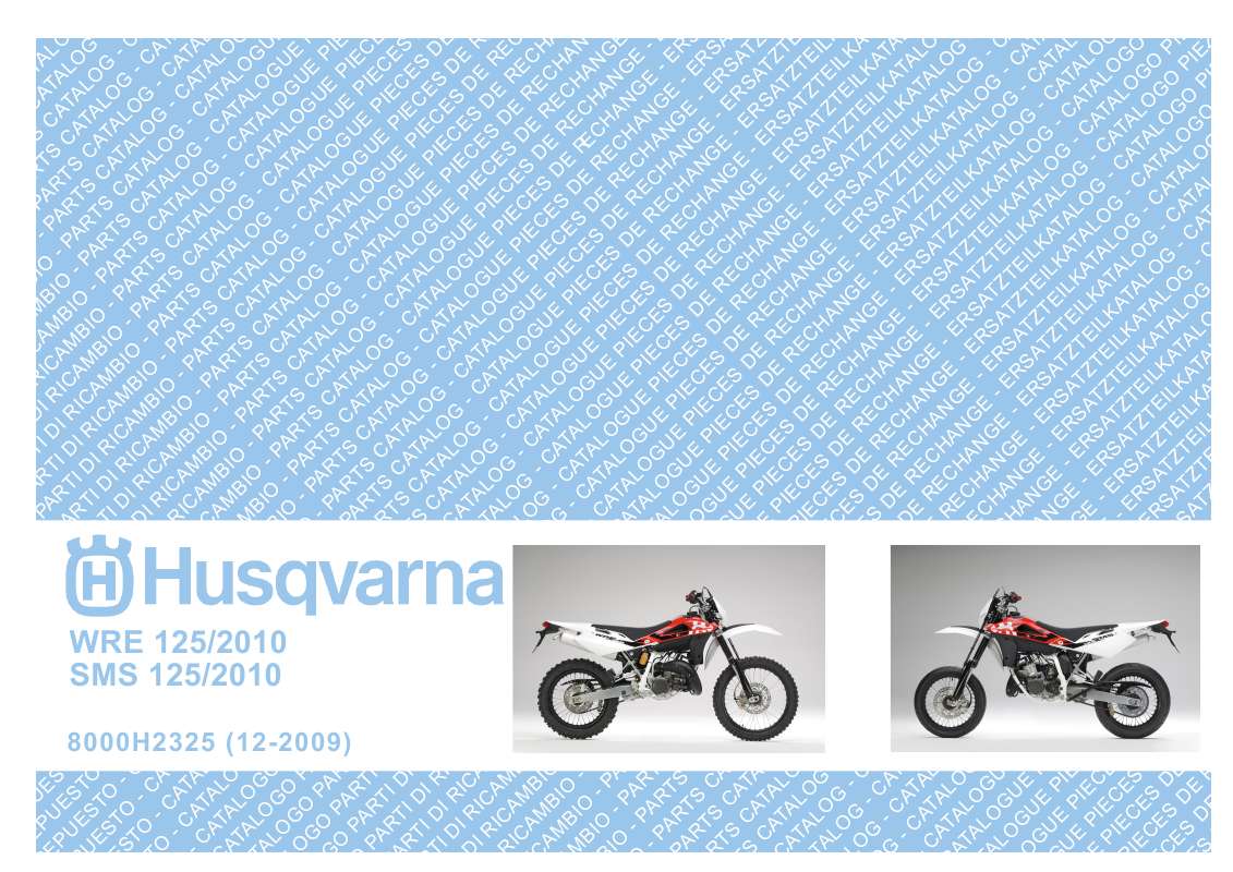 Guide utilisation HUSQVARNA SMS 125  de la marque HUSQVARNA