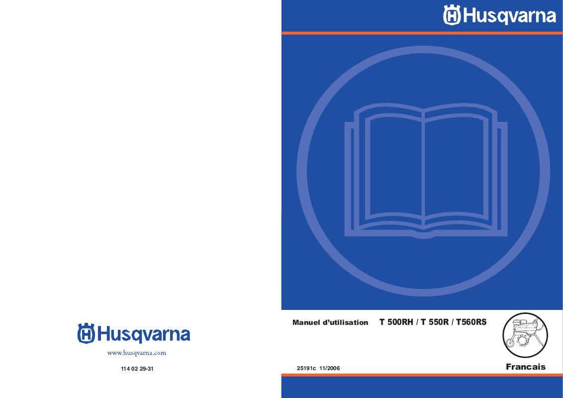 Guide utilisation HUSQVARNA T 500RH  de la marque HUSQVARNA