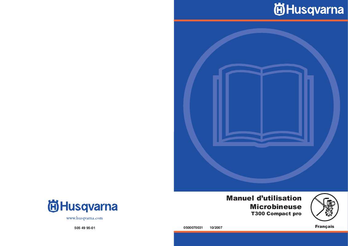 Guide utilisation HUSQVARNA T300 COMPACT PRO  de la marque HUSQVARNA