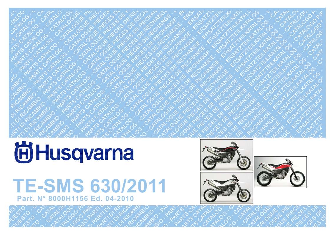 Guide utilisation HUSQVARNA TE-SMS 630  de la marque HUSQVARNA