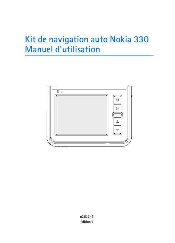 Guide utilisation NOKIA 330 AUTO NAVIGATION  de la marque NOKIA